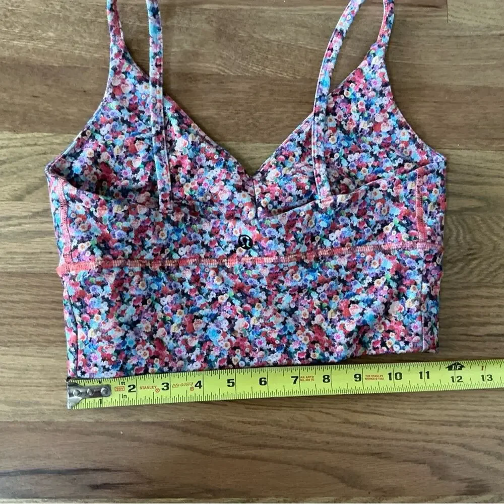 Lululemon Solo Bra Luon Prism Petal Multi Size 2
